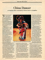 Los Angeles Times Magazine - China Dancer